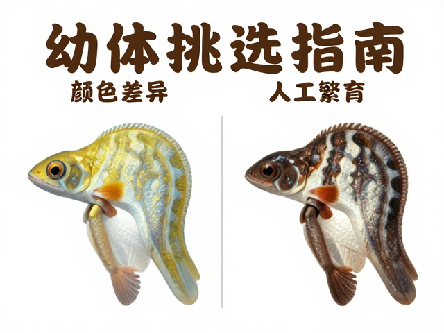 幼体挑选指南,颜色差异与人工繁育个体适应力对比