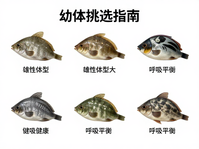 幼体挑选指南,如何选雄性体型大、呼吸平稳无杂音的健康个体