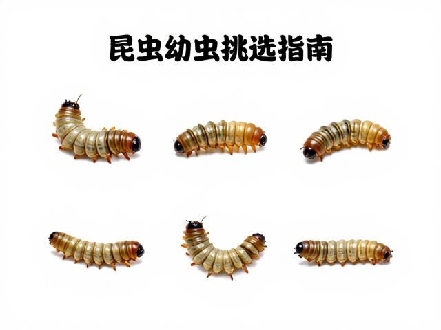 昆虫幼体挑选指南,人工繁育色型如何辨别与选购