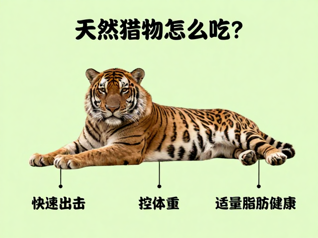 天然猎物怎么吃?快速出击控体重,适量脂肪更健康