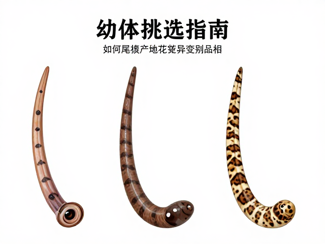 幼体挑选指南，如何通过尾部细长与产地花纹变异辨别品相