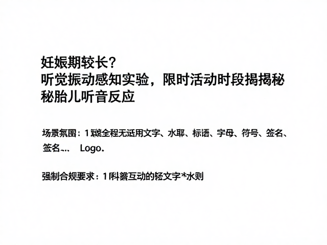 妊娠期较长?听觉振动感知实验,限时活动时段揭秘胎儿听音反应
