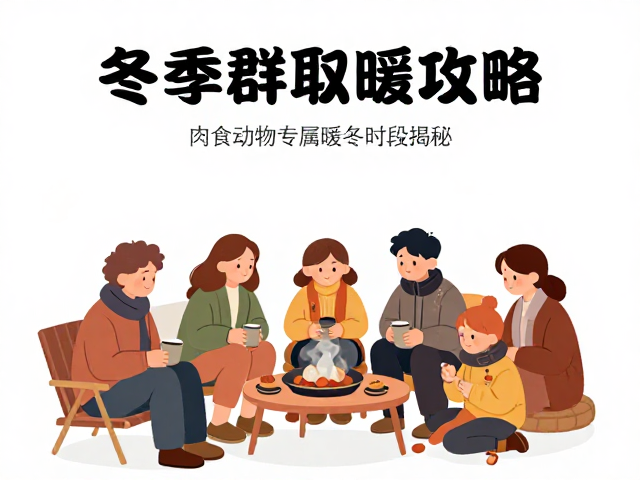 冬季群聚取暖攻略,肉食动物专属暖冬活动时段揭秘