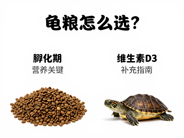 龟粮怎么选?孵化期营养关键,维生素D3补充指南