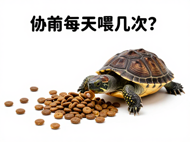 幼龟每天喂几次?选对主食龟粮,拒绝单一食物导致营养不良