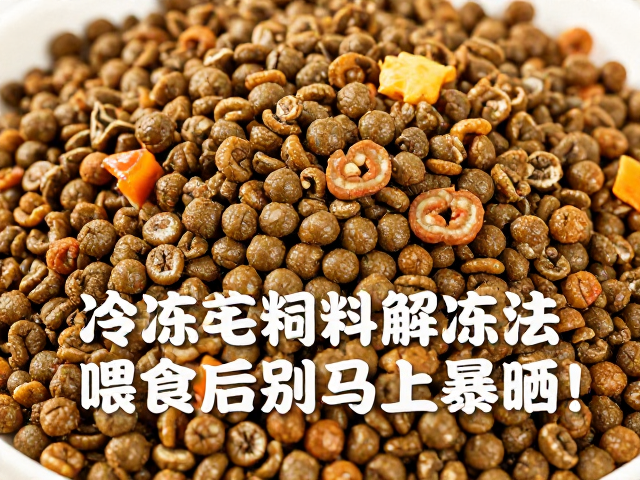 龟粮怎么选?冷冻饲料解冻法,喂食后别马上暴晒!