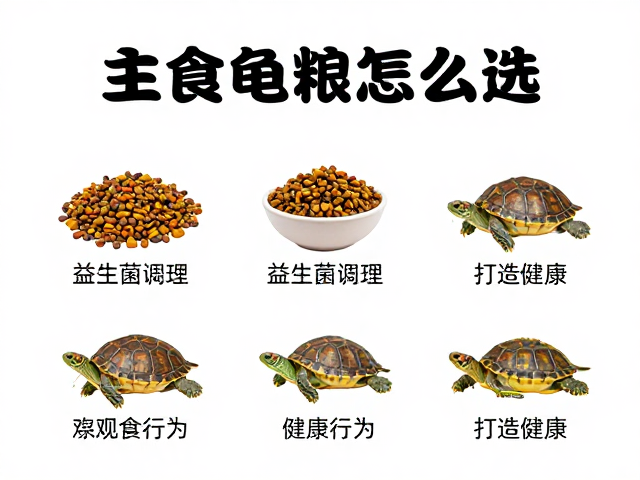 主食龟粮怎么选？益生菌调理，观察进食行为，打造健康龟