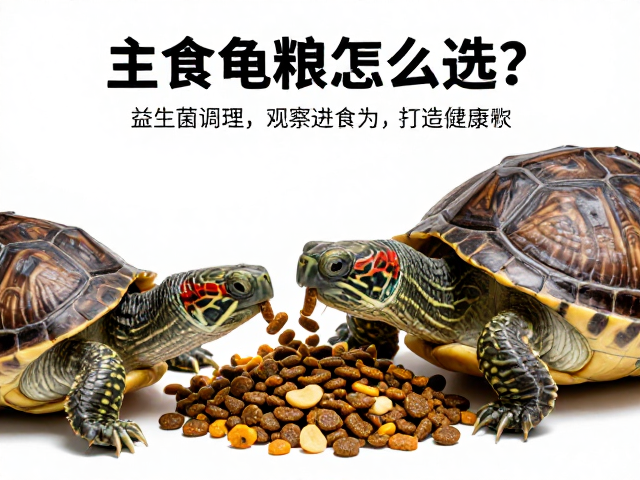主食龟粮怎么选?益生菌调理,观察进食行为,打造健康龟