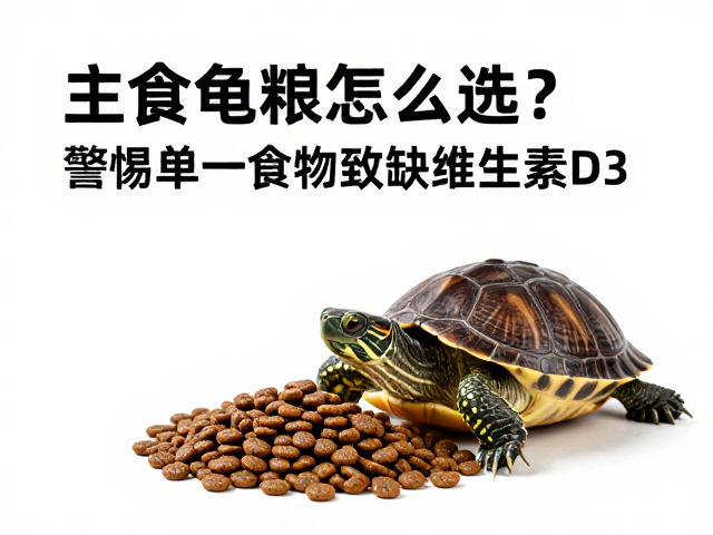 主食龟粮怎么选？警惕单一食物致缺维生素D3