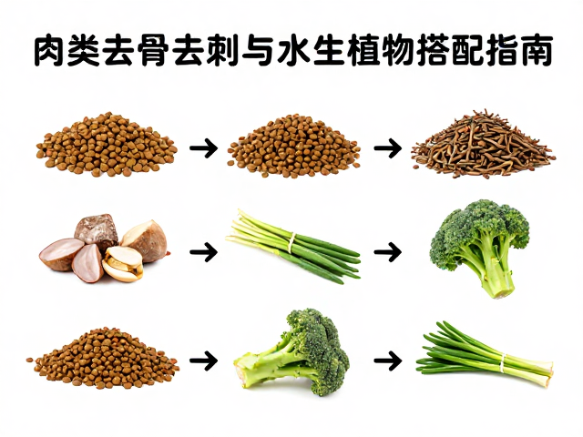 主食龟粮怎么选?肉类去骨去刺与水生植物搭配指南