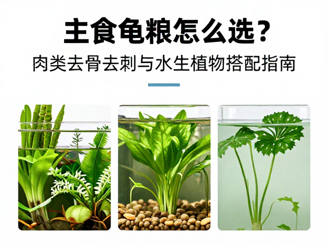 主食龟粮怎么选?肉类去骨去刺与水生植物搭配指南