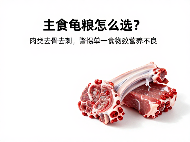 主食龟粮怎么选?肉类去骨去刺,警惕单一食物致营养不良