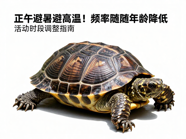 正午避暑避高温!龟蜕皮频率随年龄降低,活动时段调整指南