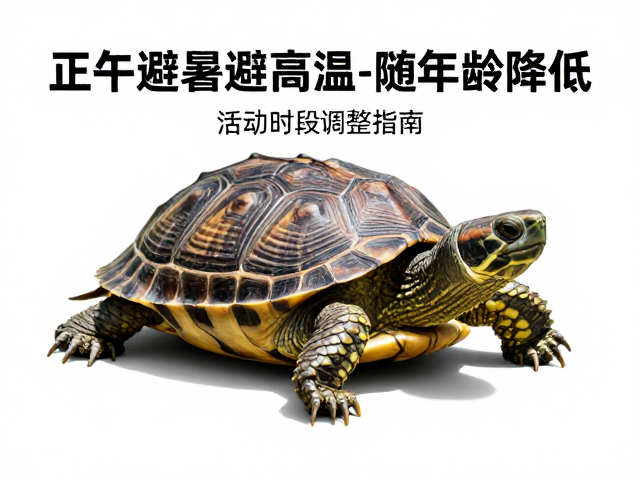 正午避暑避高温!龟蜕皮频率随年龄降低,活动时段调整指南