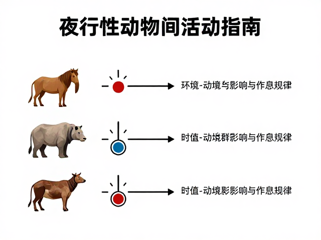 夜行性动物夜间活动指南,环境温度如何影响其作息规律