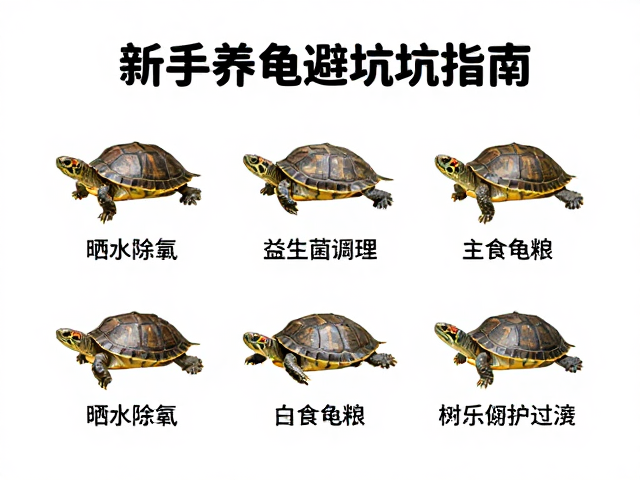 晒水除氯,益生菌调理,主食龟粮怎么选?新手养龟避坑指南
