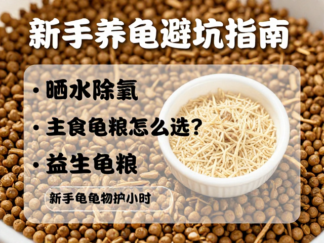 晒水除氯,益生菌调理,主食龟粮怎么选?新手养龟避坑指南