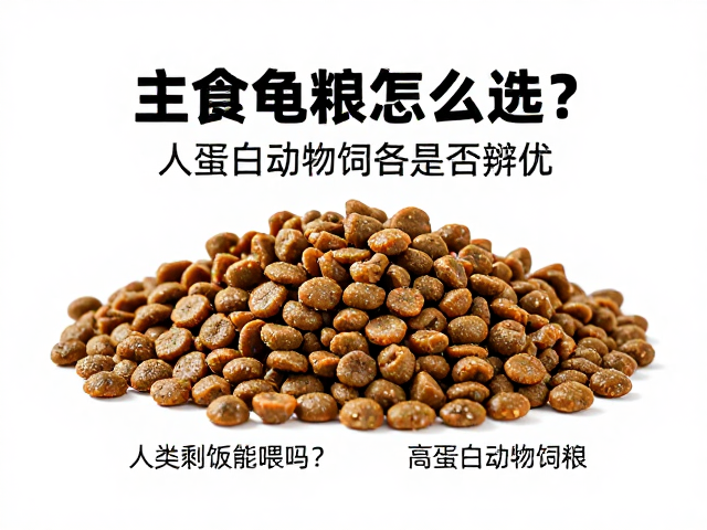 主食龟粮怎么选?人类剩饭能喂吗?高蛋白动物饲料是否更优