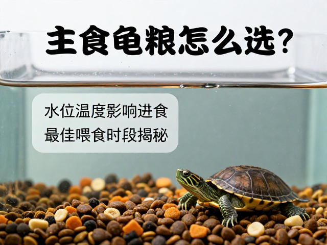 主食龟粮怎么选?水位温度影响进食,最佳喂食时段揭秘