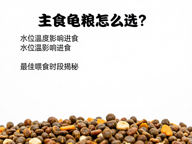主食龟粮怎么选?水位温度影响进食,最佳喂食时段揭秘
