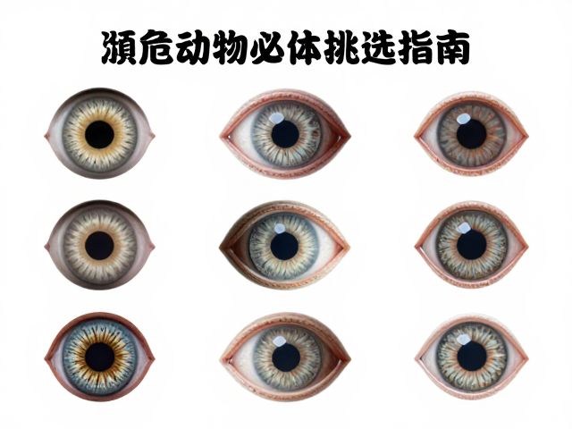 濒危动物幼体挑选指南,如何通过眼斑识别健康个体