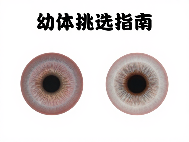 幼体挑选指南,眼色瞳孔与马鞍斑纹辨识法