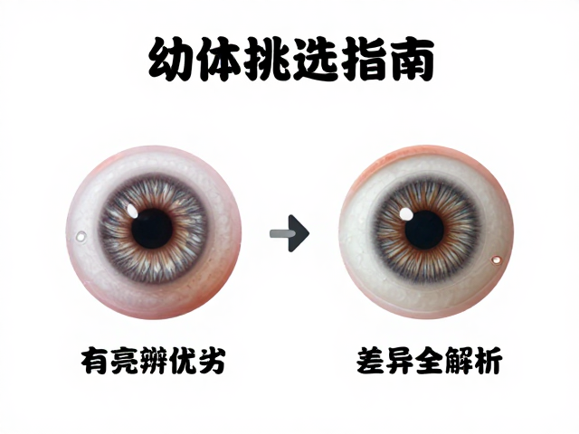 幼体挑选指南,眼亮有神辨优劣,幼体与成体差异全解析