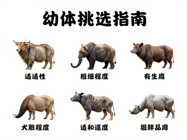 幼体挑选指南,通过适应性特征与粗细程度判断品质