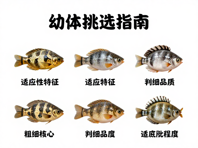 幼体挑选指南,通过适应性特征与粗细程度判断品质