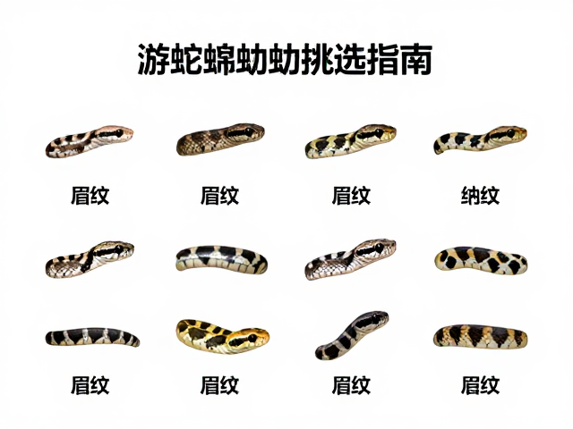 游蛇科幼体挑选指南,通过眉纹清晰度快速辨品种