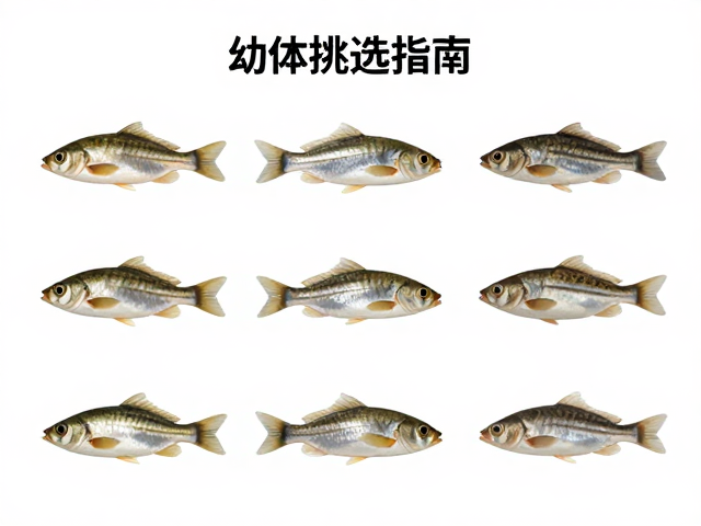 幼体挑选指南,吻端钝圆且体表清洁度高的优质个体特征解析