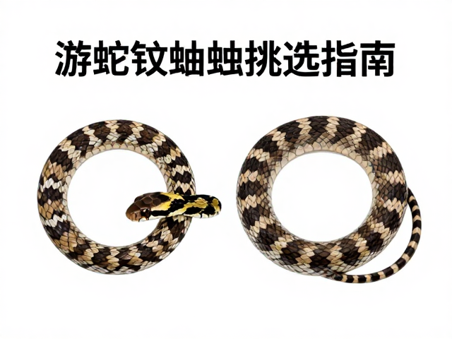 游蛇科幼体挑选指南,通过眉纹清晰度快速辨品种