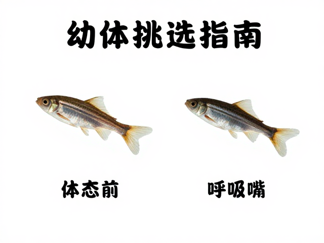 幼体挑选指南,体态曲线优美、呼吸平稳无张嘴的选购技巧