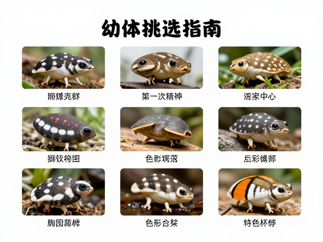 幼体挑选指南,观察行为特征,解锁色型多样性