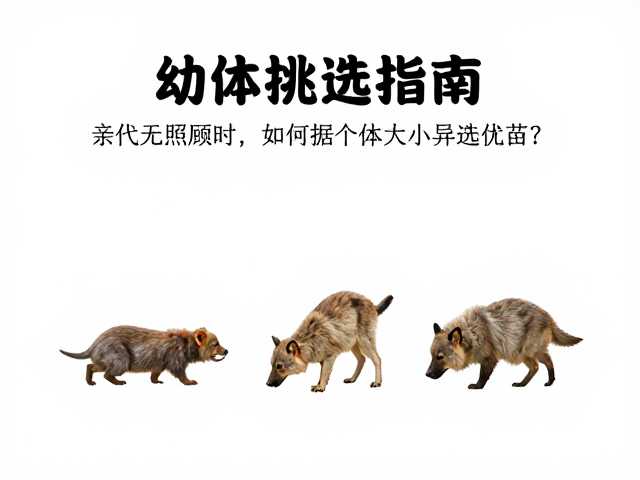 幼体挑选指南,亲代无照顾时,如何根据个体大小差异选优质苗?