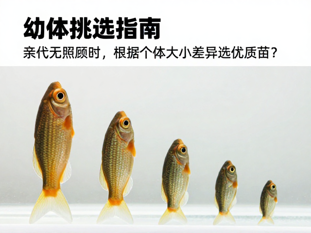 幼体挑选指南,亲代无照顾时,如何根据个体大小差异选优质苗?