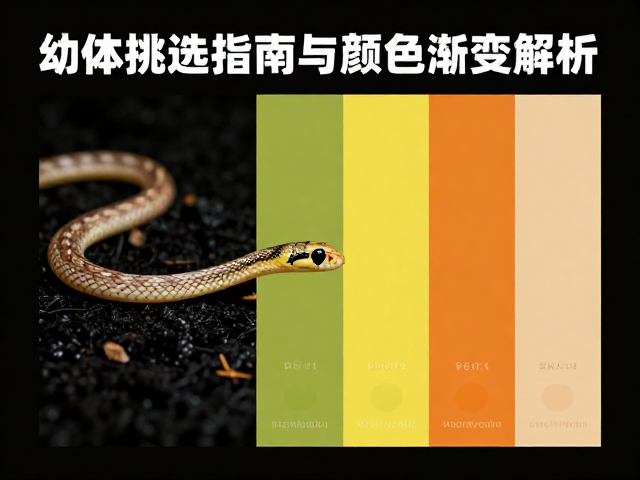 幼蛇体型纤细如何选?幼体挑选指南与颜色渐变解析