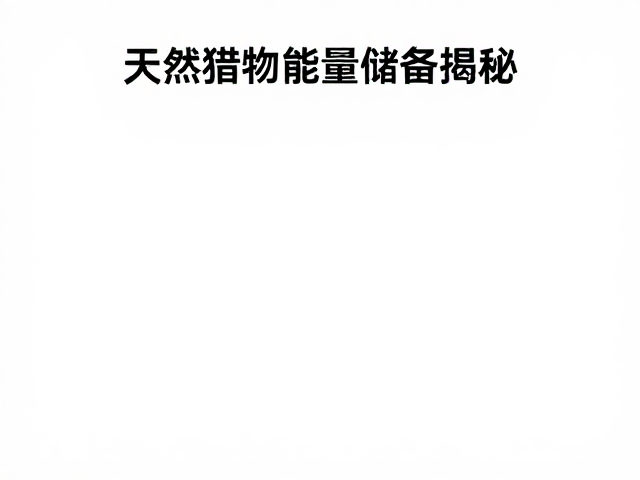 高温促进消化?天然猎物能量储备揭秘