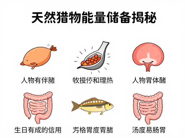 高温促进消化?天然猎物能量储备揭秘