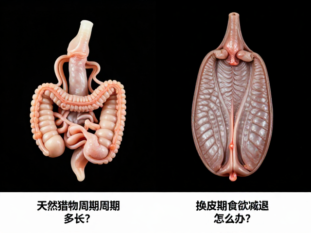 天然猎物消化周期多长?换皮期食欲减退怎么办?