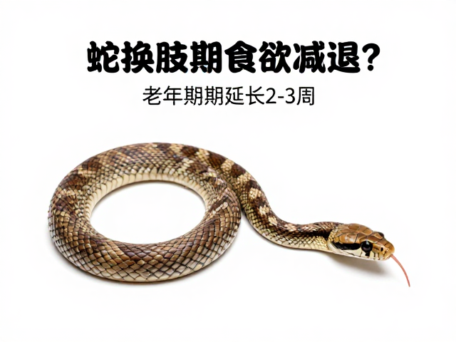 蛇换皮期食欲减退?老年蛇期延长2-3周,警惕天然猎物习性变化