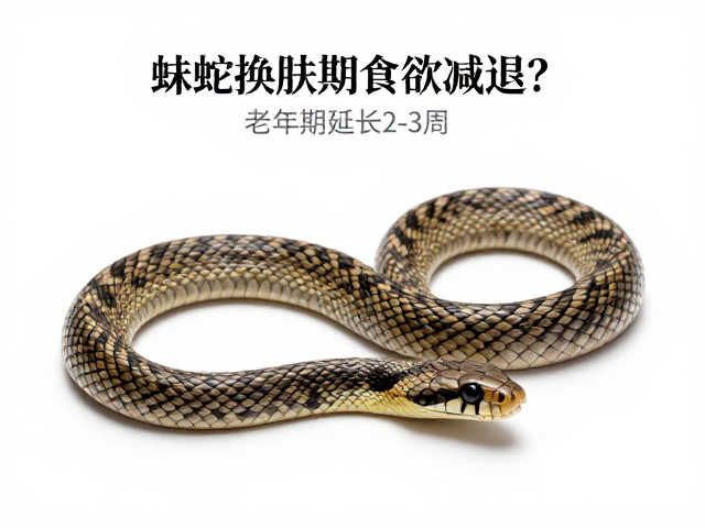蛇换皮期食欲减退？老年蛇期延长2-3周，警惕天然猎物习性变化