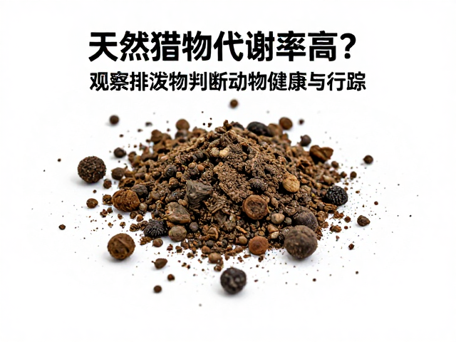 天然猎物代谢率高?观察排泄物判断动物健康与行踪