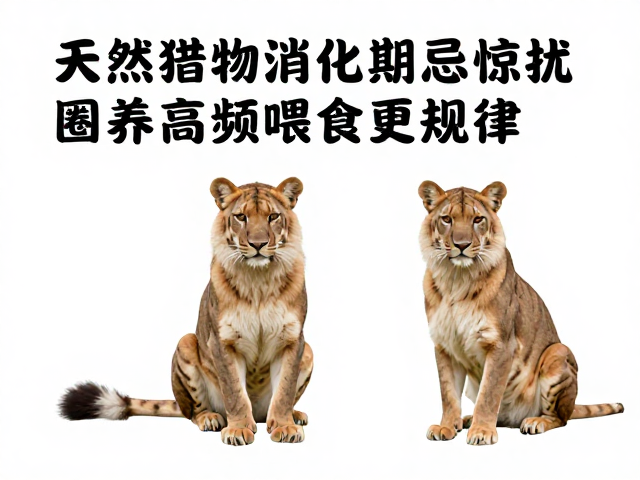 天然猎物消化期忌惊扰,圈养高频喂食更规律
