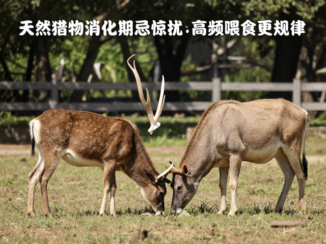 天然猎物消化期忌惊扰,圈养高频喂食更规律