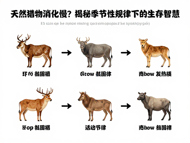 天然猎物消化慢？揭秘季节性活动规律下的生存智慧