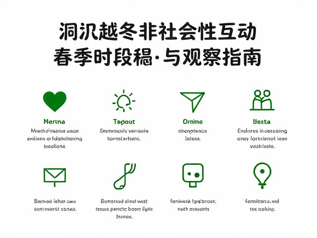 洞穴越冬非社会性互动，春季活动时段揭秘与观察指南