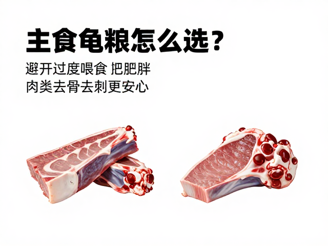 主食龟粮怎么选?避开过度喂食肥胖,肉类去骨去刺更安心
