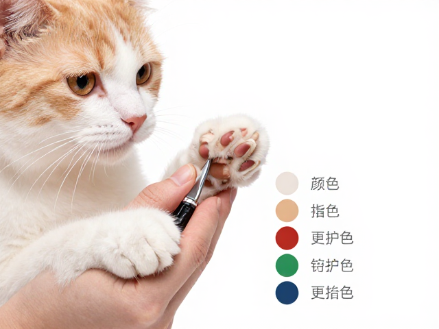 母猫2-4公斤指甲修剪指南,选对颜色分类更护爪