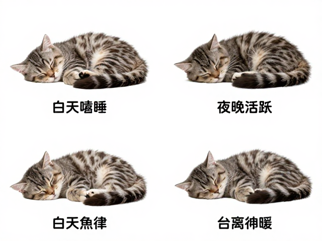 猫咪白天嗜睡夜晚活跃?温顺且分离焦虑低的品种推荐